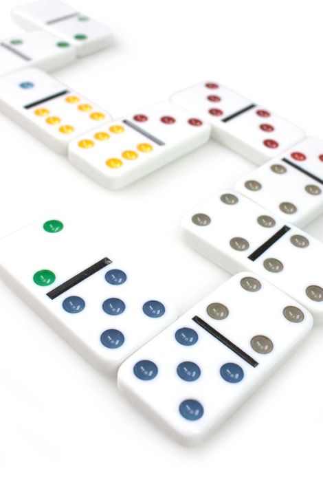 Domino Double 6 metallirasiassa  tuotekuva 2