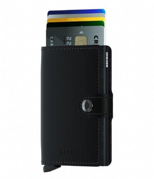 Secrid Miniwallet Matte Black Black