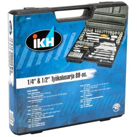 TYÖKALUSARJA 1/4" JA 1/2" 89-OS.