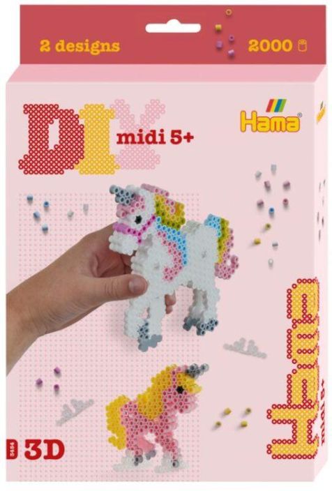 hama midi Yksisarvinen 3D 2000 hama midi Yksisarvinen 3D 2000