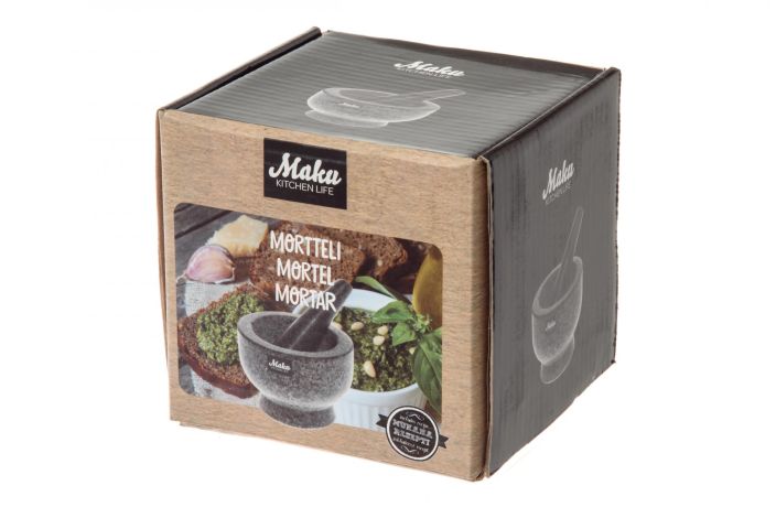 Maku mortteli graniitti Materiaali lujaa graniittia. Konepesun kestava.