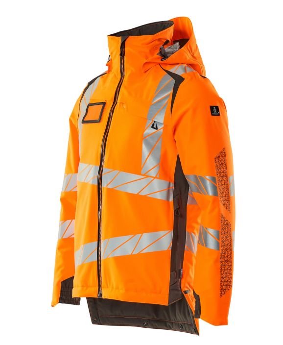 MASCOT mieste Talvitakki ACCELERATE SAFE hi-vis oranssi/tumma Hengittava, tuulen- ja vedenpitava teipatuilla saumoilla.