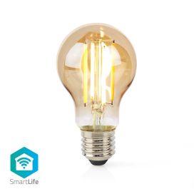 Nedis Nedis SmartLife LED Filamenttilamppu | Wi-Fi | E27 | 806 lm | 7 W | Lämmin Valkoinen | 1800 - 3000 K | Lasi | Android™ / IOS | polttimo