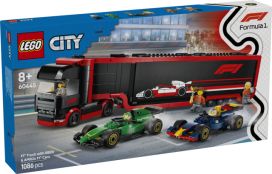 LEGO F1®-rekka ja F1®-autot RB20 ja AMR24