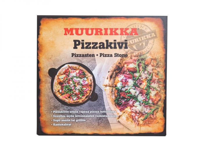 Muurikka Pizzakivi Muurikka Pizzakiven avulla valmistat ravintolatasoista, rapeaa pizzaa kotona. Sopii myos pakastepizzojen