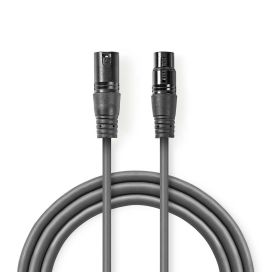 Nedis Balansoitu XLR-Audiokaapeli Uros –Naaras 3M