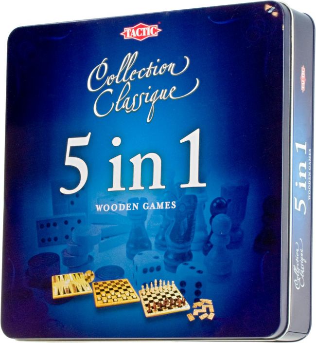 Collection Classique 5 in 1 Sisaltaa viisi maailman suosituinta pelia! Korkealaatuiset pelinosat on pakattu kestavaan