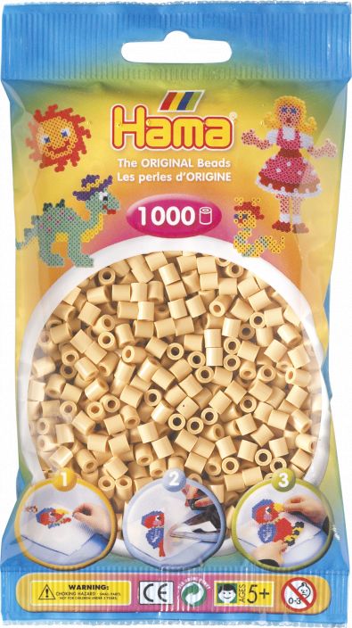 Hama-Helmet Midi 1000kpl beige