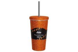 Maku kitchen life Maku Termosmuki Diamond Glitter Kupari