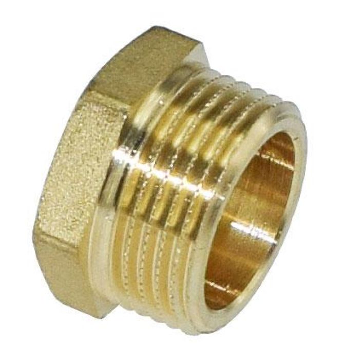 Supistusnippa 3/4&quot;-3/8&quot; messinki