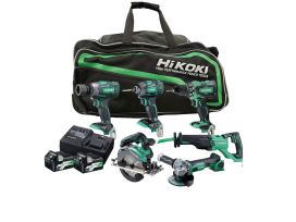HIKOKI Hikoki Compopaketti 6 akkukonetta + 2 x 5.0Ah akkuja + laturi
