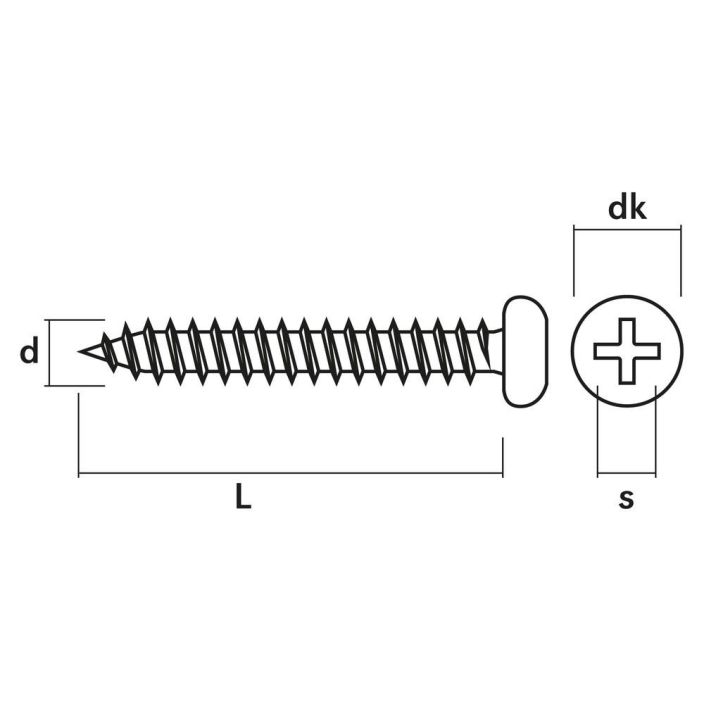 YLEISRUUVI 4,2X38 PALLOK.A2 10 KPL IP203