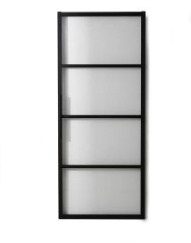 HABO OVI SQUARE 900X2133X28 MUSTA/LASI