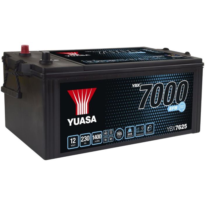 AKKU YUASA 230AH EFB 516X274X236 YBX7625