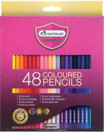 MasterArt puuvärikynät 48kpl + teroitin