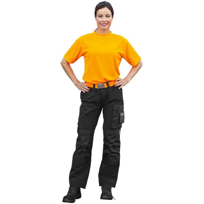 Patron HOUSUT STRETCH KROMIITTI NAISTEN MUSTA - 92% nailon, 8% elastaani, 280 g/m² - Cordura-kangas, 215 g/m² - joustava