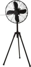 Lattiatuuletin 140cm musta kolmijalalla