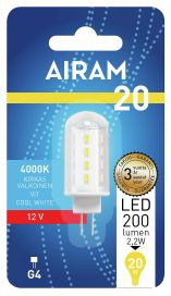 Airam Airam LED-G4 lamppu 4000K 200lm