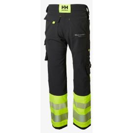 Helly Hansen Work Wear Icu Huomio Riipputaskuhousut 1 Lk. keltainen/harmaa