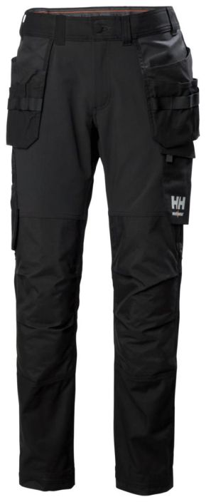 Helly Hansen Oxford 4x Cons tyohousut musta Lightweight construction pants featuring 4-way stretch for optimal movement.