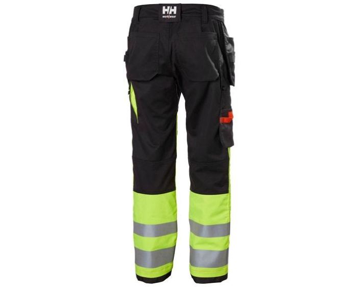 Helly Hansen Workwear Tyohousu RT Alna 2.0 Keltainen Luokan 1 Alna 2.0 -riipputaskuhousuissa on kaytetty joustavaa kangasta