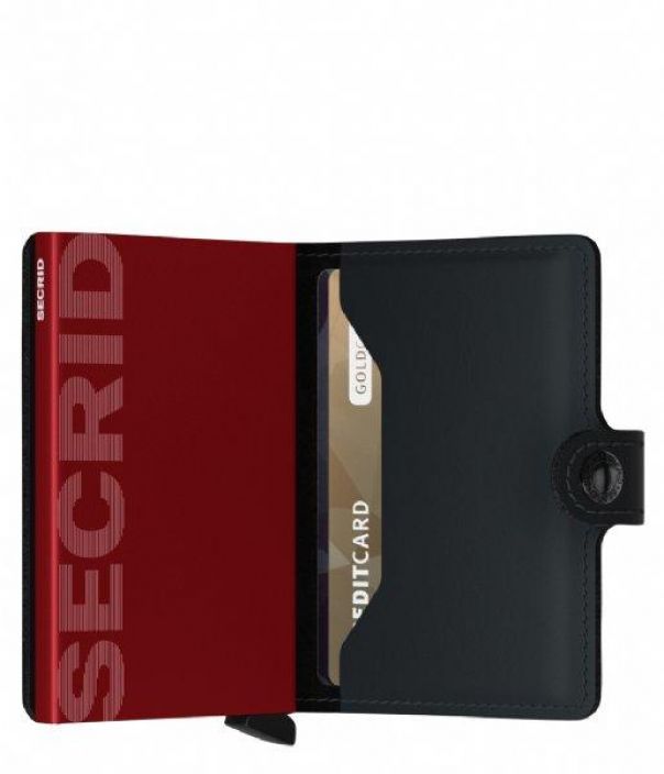 Secrid Miniwallet Matte Black &amp; Red Black &amp; Red