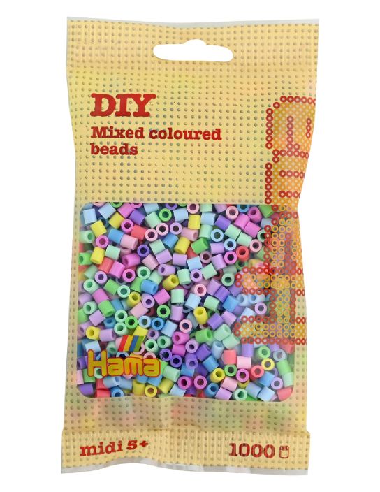 Hama-Helmet Midi 1000kpl Mix 50 Hama-Helmet Midi 1000kpl Mix 50