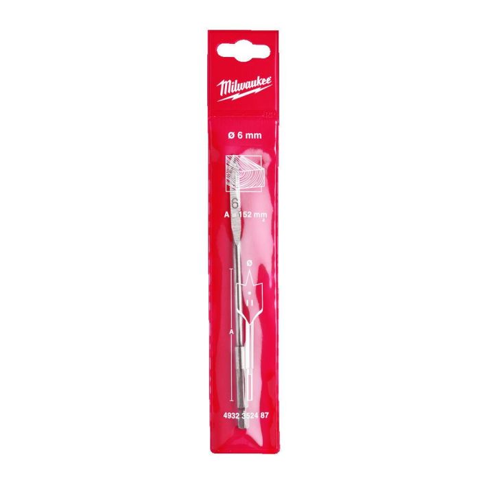 Milwaukee Lattaporanterä 6x152mm  tuotekuva 1