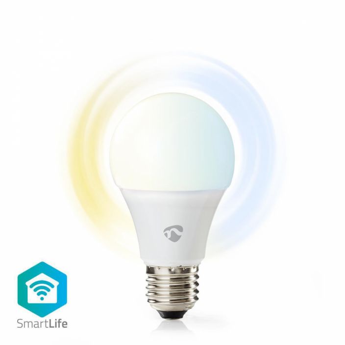 Nedis Alykas Wi-Fi-Ohjattava LED-Polttimo | Lammin valkoinen - Kylma valkoinen | E27 WIFILW13WTE27
