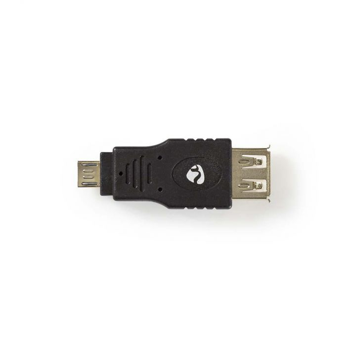 Nedis Micro B-Uros - USB A Naaras sovitin Medialaitteen ja tietokoneen liitossovitin
