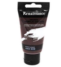 Renaissance akryylimaali 75ml, Burnt Umber