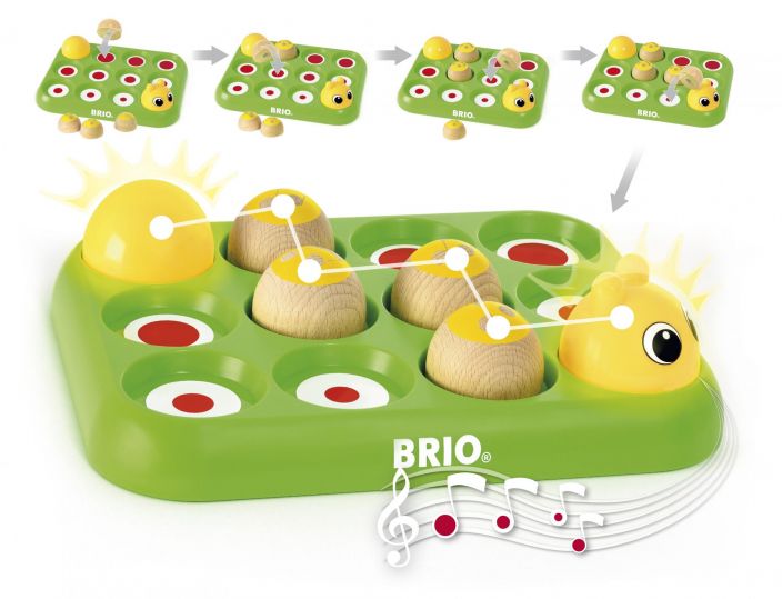 Brio Opettavainen musiikkitoukka Teknologiaa ja leikkisaa muotoilua yhdistava BRIOn musiikkitoukka tarjoaa lapsellesi