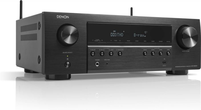 Denon AVR-S660H Laadukkaalla AB-luokan erillisvahvistintekniikalla toteutettu Denon AVR-S660H AV-viritinvahvistin tuottaa