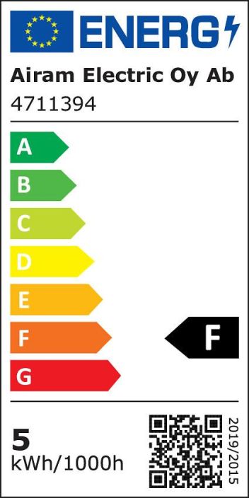 Airam LED-Pakkaslamppu E27 2800K 470lm tuotekuva 2