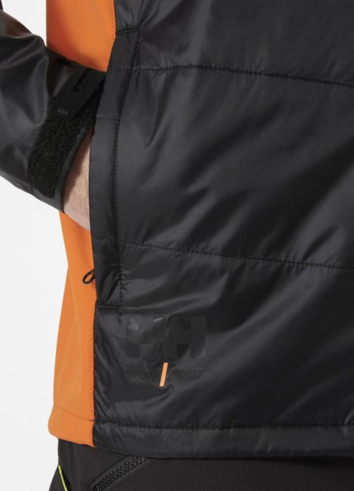 Helly Hansen Kensington tikkitakki musta/oranssi