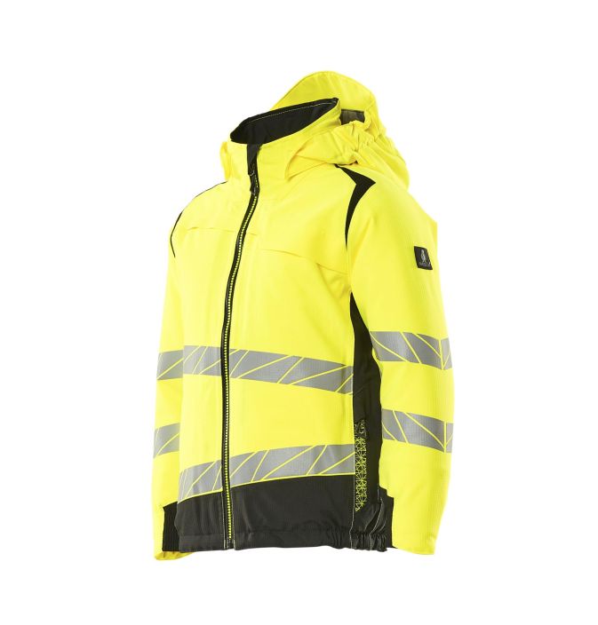 MASCOT Talvitakki lapsille ACCELERATE SAFE hi-vis keltainen/musta Hengittava, tuulen- ja vedenpitava teipatuilla saumoilla.