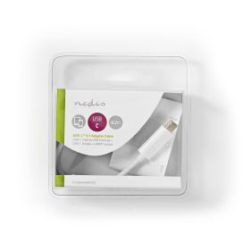 Nedis Nedis USB-C -Sovitinkaapeli Type-C -HDMI 0,2M Valkoinen