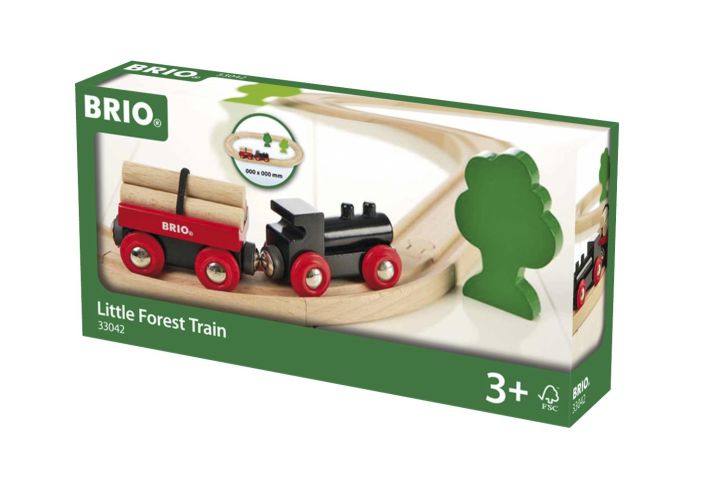Brio Pieni ovaali ratasetti Hyppaa kyytiin ja lahde mukaan junamatkalle metsan halki. Metsassa on paljon puuhaa, kuorma