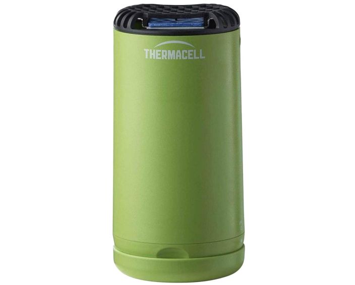 Thermacell Hyttyskarkotin Mini Halo Vihrea Thermacell Mini Halo -hyttyskarkotin luo noin 20 m² hyttysvapaan alueen 10–15