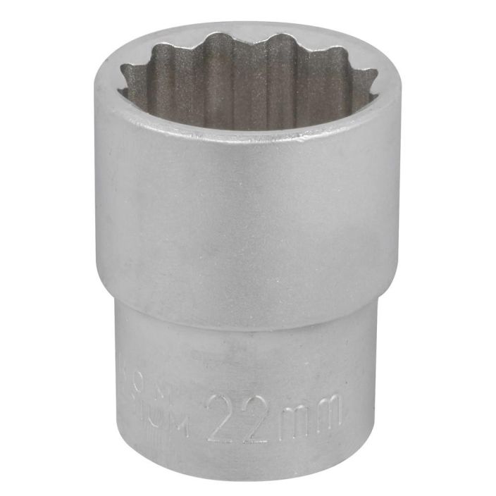 HYLSY 1/2&quot;- 22MM 12-KULMA MATTA XD04422