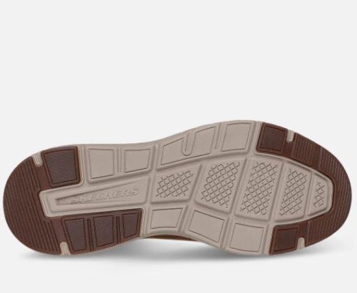 Skechers miesten Relaxed Fit: Arch Crosser - Ronaldo - Waterproof - Ruskea tuotekuva 4