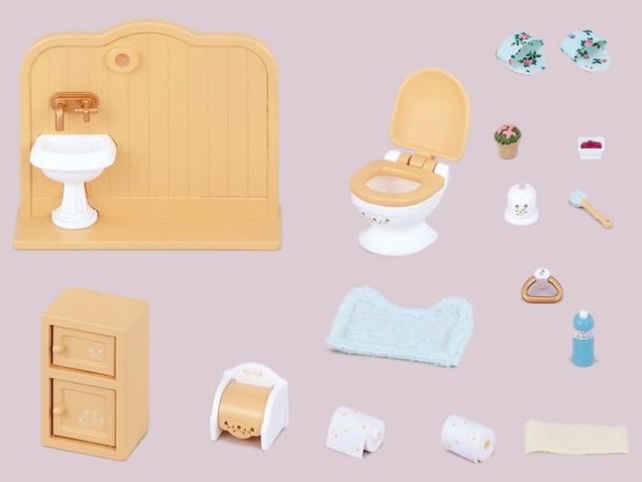 Sylvanian families WC-setti tuotekuva 1