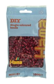 Hama pussi Maroon red 1000kpl