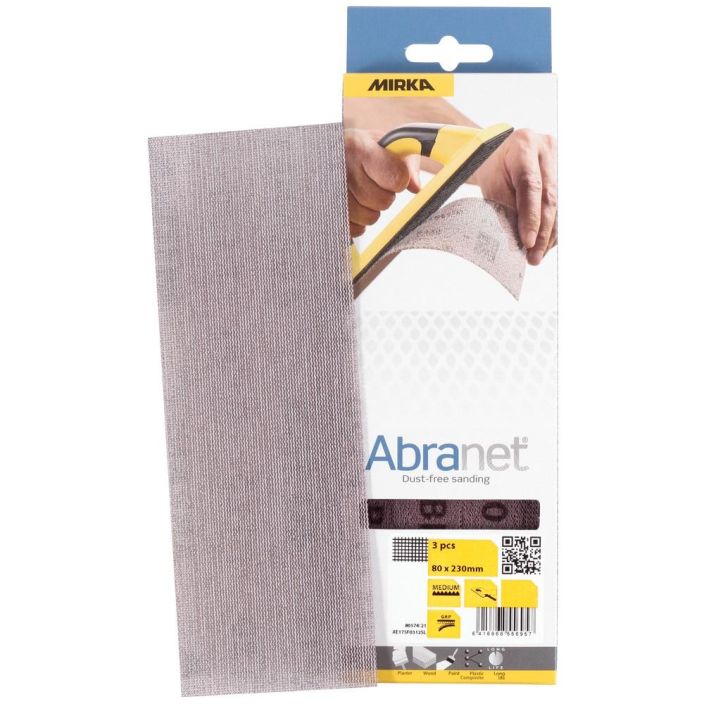 HIOMAPAPERI 80X230MM P120 ABRANET 3KPL MIR1513