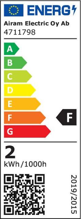 Airam LED-G4 160lm/2700K 12v Energialuokka: A++ -Varilampotila: 2700K -12V- AC -Kanta: G4 -Teho: 1,8W, 170LM -Takuu 36kk