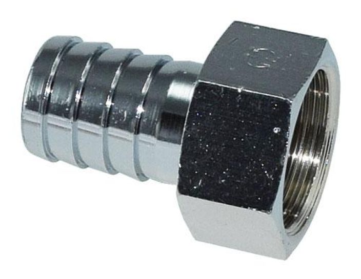 Letkuliitin 3/4&quot; - 19 kromattu