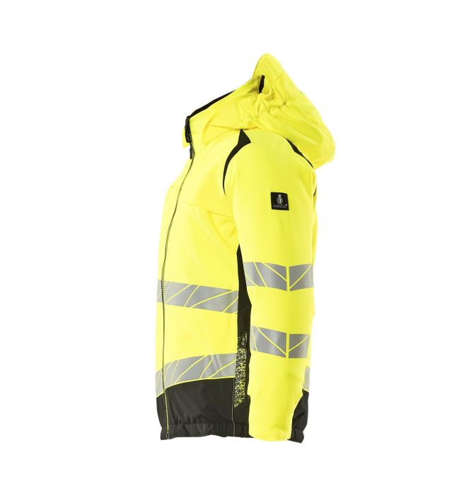 MASCOT Talvitakki lapsille ACCELERATE SAFE hi-vis keltainen/musta Hengittava, tuulen- ja vedenpitava teipatuilla saumoilla.