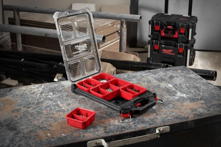 Milwaukee Packout Tarvikelokerikko slim kompakti tuotekuva 2