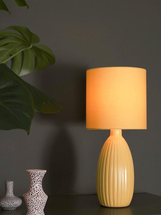 PR Home Uno Pöytävalaisin Keltainen 37cm tuotekuva 1
