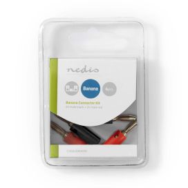 Nedis Nedis Banaaniliitin | Musta / Punainen | 4 kpl